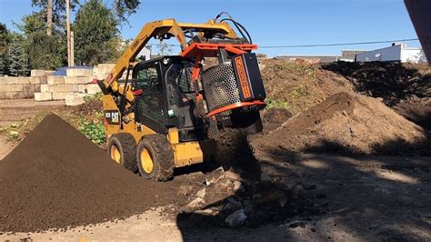 ez screen skid steer rock screen video|skid steer loader screener.